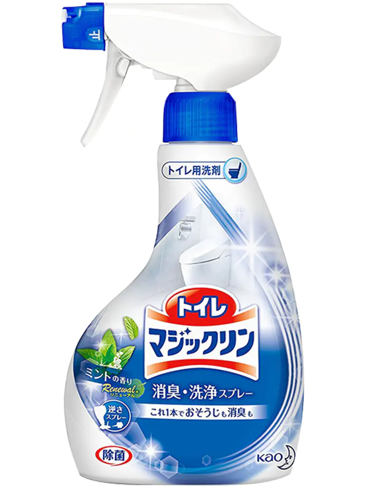 日本花王（KAO） 马桶清洁除菌消毒杀菌洁厕喷雾 380ml 薄荷香